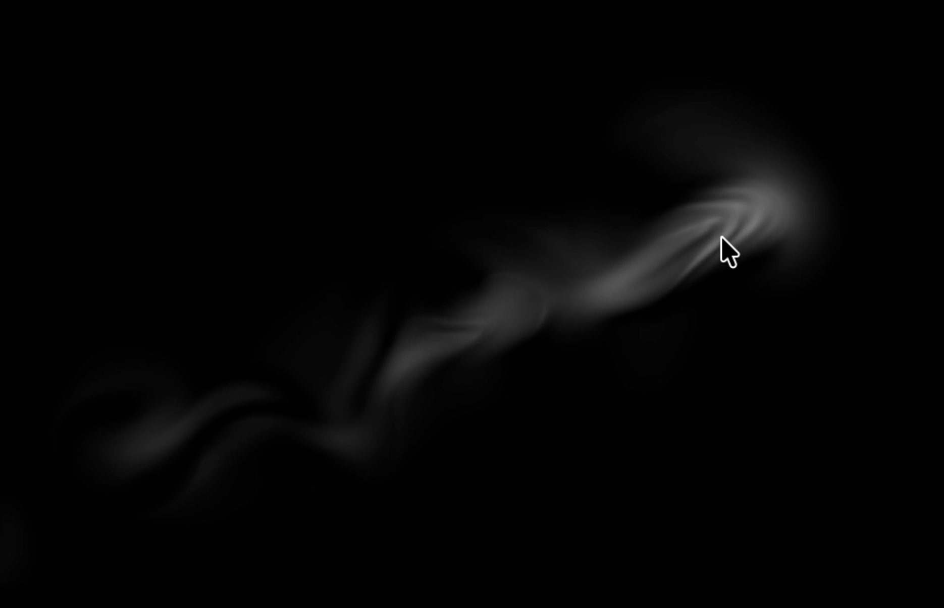 Fluid Cursor experiment preview